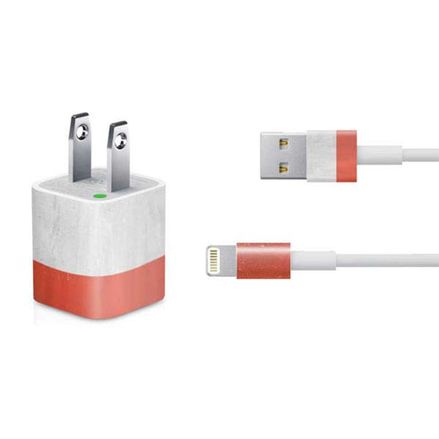 Distressed Austria Flag iPhone Charger (5W USB) Skin